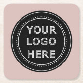 Modern, minimalistisch, elegant en  kartonnen onderzetters (Voorkant)