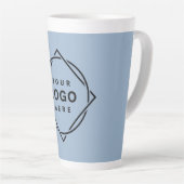 Modern, minimalistisch, elegant en  latte mok (Rechterhoek)