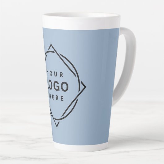 Modern, minimalistisch, elegant en  latte mok (Rechterhoek)