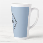 Modern, minimalistisch, elegant en  latte mok (Rechts)