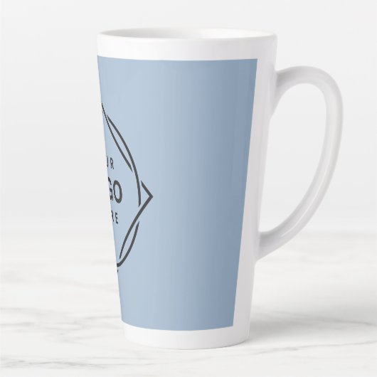 Modern, minimalistisch, elegant en  latte mok (Rechts)