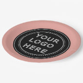 Modern, minimalistisch, elegant en  papieren bordje (Gekanteld)