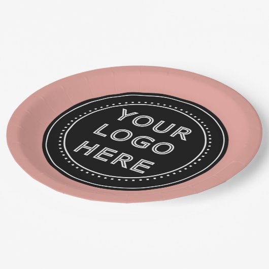 Modern, minimalistisch, elegant en  papieren bordje (Gekanteld)