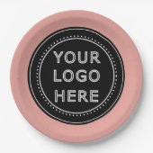 Modern, minimalistisch, elegant en  papieren bordje (Voorkant)