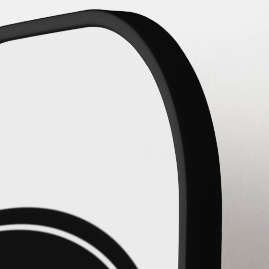 Modern, minimalistisch, elegant en  pickleball paddle (Links Detail)