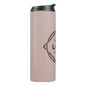 Modern, minimalistisch, elegant en  thermosbeker (Gedraaid links)