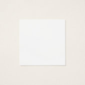 Modern, minimalistisch, elegant en vierkante visitekaartjes (Achterkant)