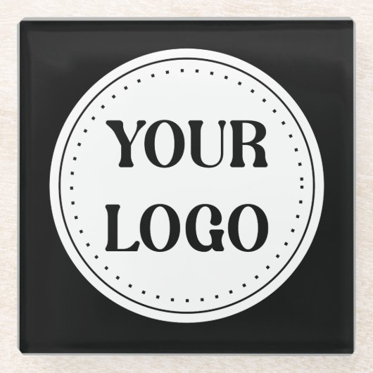 Modern, minimalistisch, elegant &  glazen onderzetter (Voorkant)