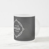 Modern, minimalistisch, elegant &  matglas koffiemok (Voorkant rechts)