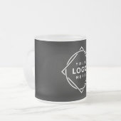 Modern, minimalistisch, elegant &  matglas koffiemok (Voorkant links)