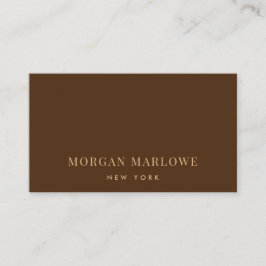 Modern minimalistisch elegant professioneel diep b visitekaartje