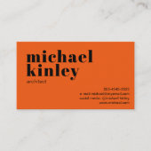 Modern minimalistisch elegant professioneel netwer visitekaartje (Voorkant)