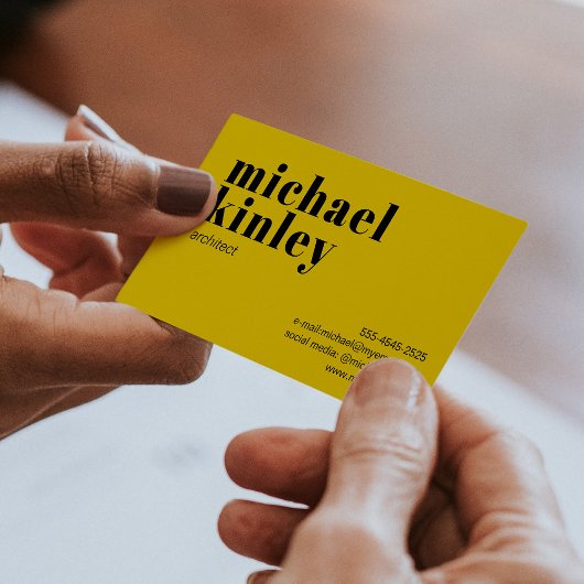 Modern minimalistisch elegant professioneel netwer visitekaartje