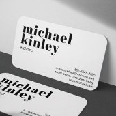 Modern minimalistisch elegant professioneel netwer visitekaartje