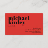 Modern minimalistisch elegant professioneel netwer visitekaartje (Voorkant)