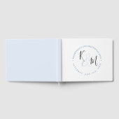 Modern minimalistisch 🤵 Elegante eenvoudige bruil Gastenboek (Volledig)