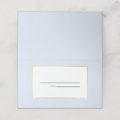 Modern minimalistisch 🤵 Elegante eenvoudige bruil Plaatskaartje (Buitenkant ongevouwen)