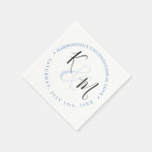 Modern minimalistisch 🤵 Elegante eenvoudige bruil Servet (Hoek)