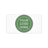 Modern, minimalistisch en elegant etiket (Voorkant)