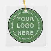 Modern, minimalistisch en elegant keramisch ornament (Voorkant)