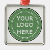 Modern, minimalistisch en elegant metalen ornament (Voorkant)