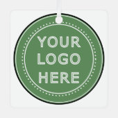 Modern, minimalistisch en elegant metalen ornament (Voorkant)