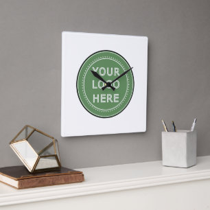 Modern, minimalistisch en elegant vierkante klok