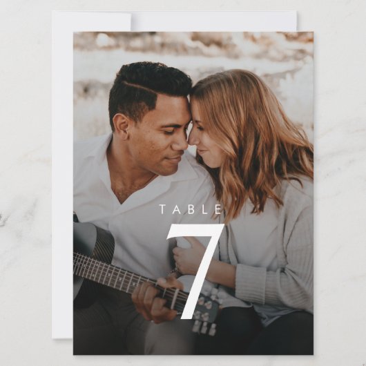 Modern minimalistisch foto-weddenschap (Voorkant)