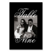 Modern minimalistisch foto-weddenschap kaart (Voorkant)