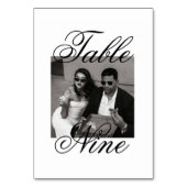 Modern minimalistisch foto-weddenschap kaart (Voorkant)