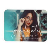 Modern minimalistisch fotoafstuderen magneet (Horizontaal)