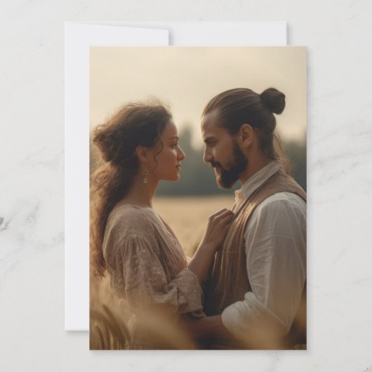 Modern minimalistisch fotorepetitie diner kaart (Achterkant)