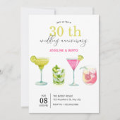 Modern minimalistisch fruit drink huwelijksverjaar kaart (Voorkant)