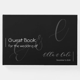 Modern minimalistisch gastenboek