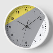 Modern minimalistisch geel grijs wit (Voorkant)