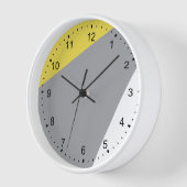 Modern minimalistisch geel grijs wit (Hoek)