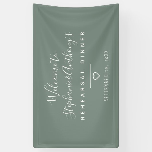 Modern minimalistisch gehoorapparaat spandoek (Verticaal)