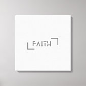 Modern minimalistisch geloof canvas afdruk (Voorkant)
