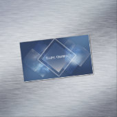 Modern minimalistisch geometrisch bedrijf magnetisch visitekaartje (Voorbeeld)