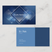 Modern minimalistisch geometrisch bedrijf visitekaartje (Voorkant / Achterkant)