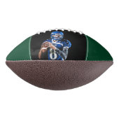 Modern minimalistisch gepersonaliseerd keepomwille american football (Gedraaid 90)