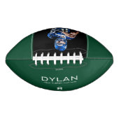 Modern minimalistisch gepersonaliseerd keepomwille american football (Voorkant)