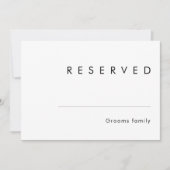 Modern minimalistisch gereserveerd teken (Voorkant)