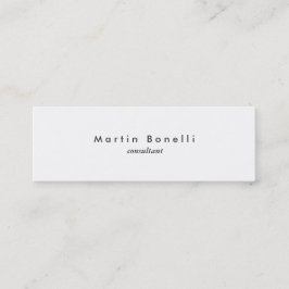 Modern minimalistisch gewoon mager Visitekaartje