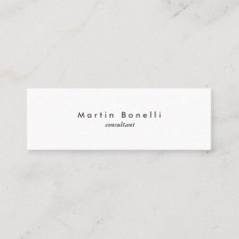 Modern minimalistisch gewoon mager Visitekaartje