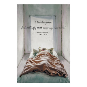 Modern  minimalistisch gezellig citaat perfect poster