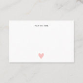 Modern minimalistisch glitter Gift certificate Visitekaartje (Achterkant)