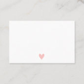 Modern minimalistisch glitter Gift certificate Visitekaartje (Achterkant)