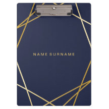 Modern minimalistisch Gold Geometric Pattern-klemb