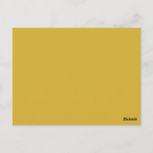 Modern minimalistisch Gold Hartelijk dank voor uw Briefkaart (Achterkant)